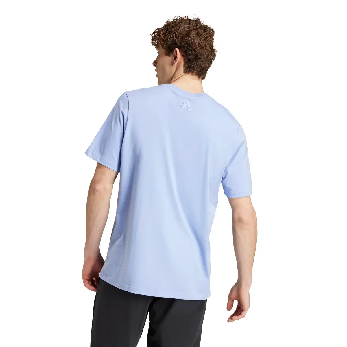 adidas Men's Big Logo Single Jersey Tee (Tall)