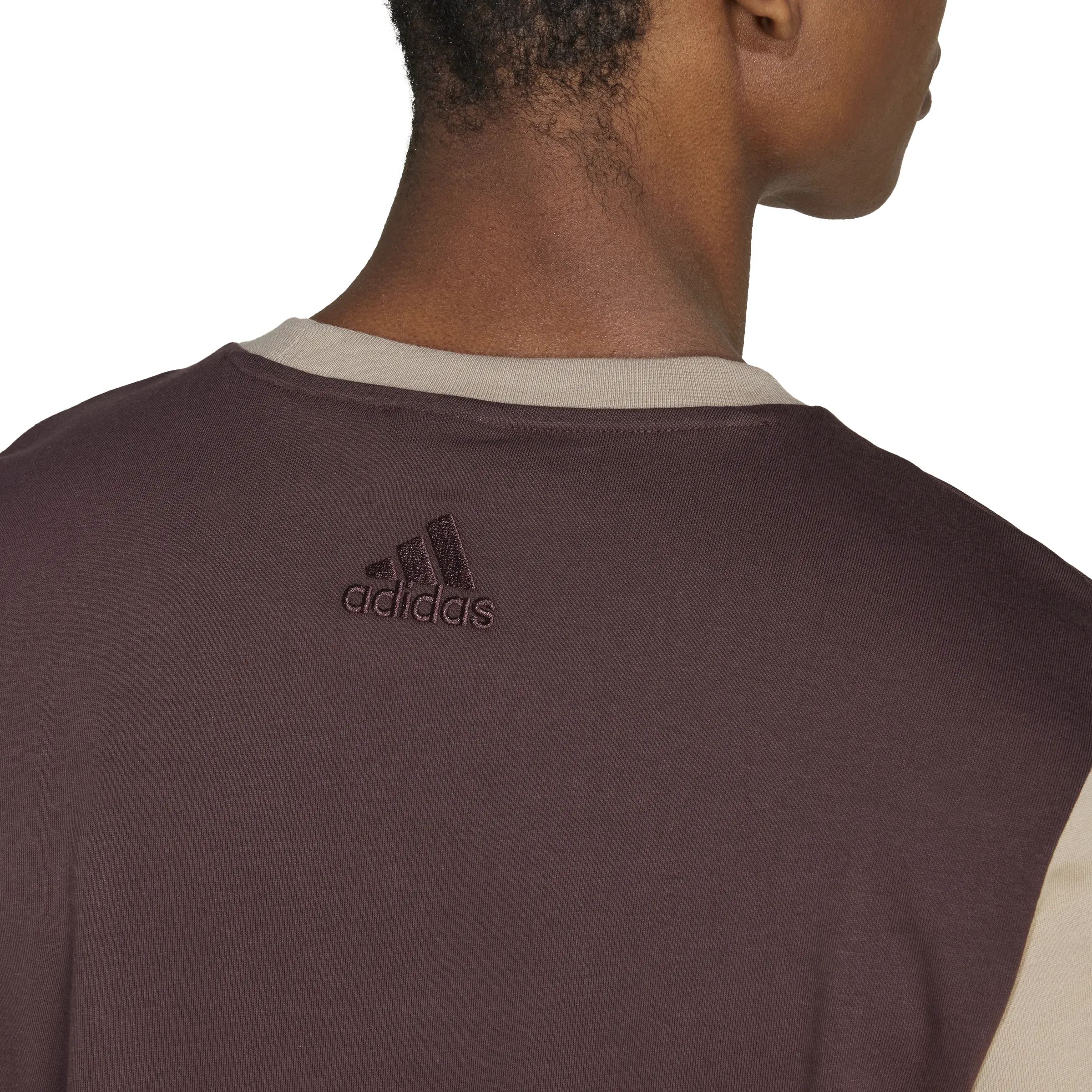 adidas Men's Big Logo Single Jersey Tee (Tall)