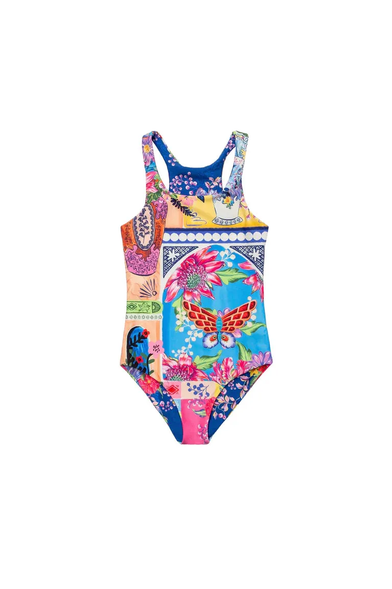 Agua Bendita Nate Vessel Kid's One Piece Swimsuit