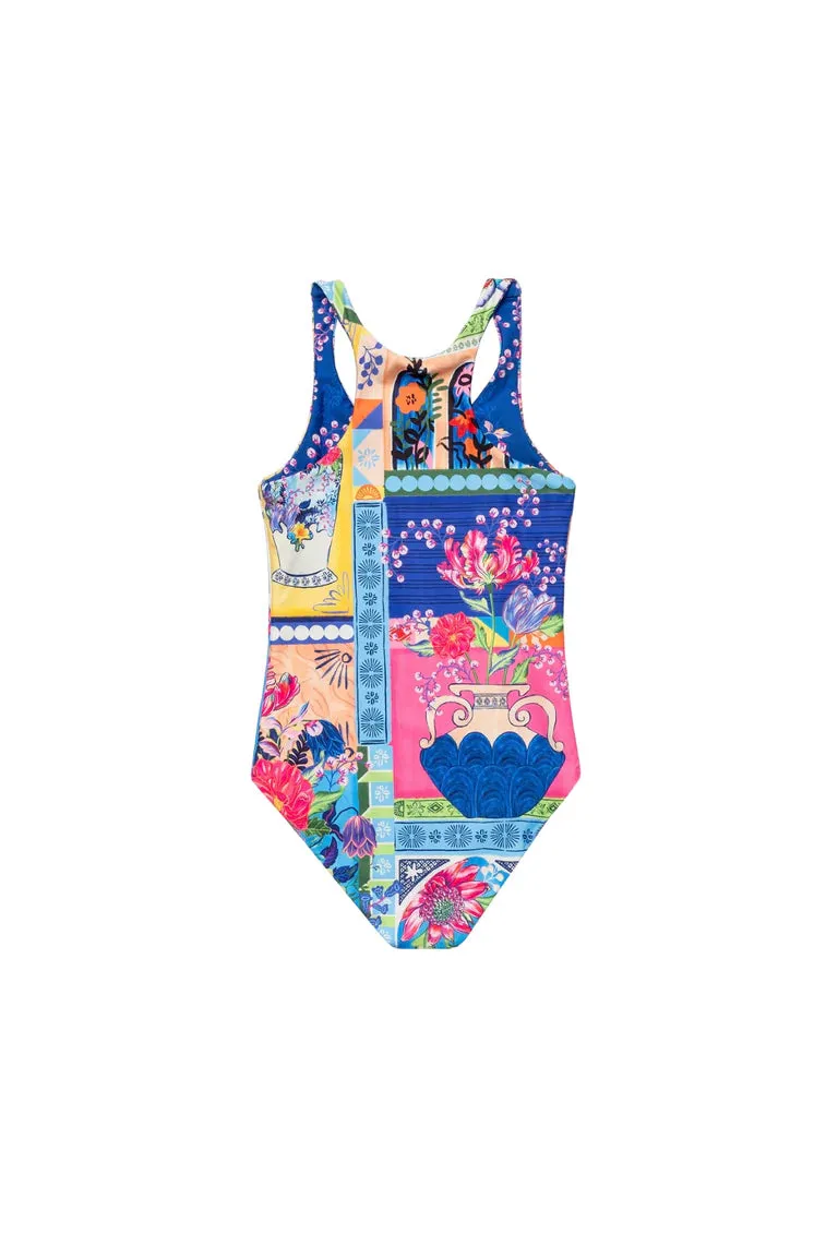 Agua Bendita Nate Vessel Kid's One Piece Swimsuit