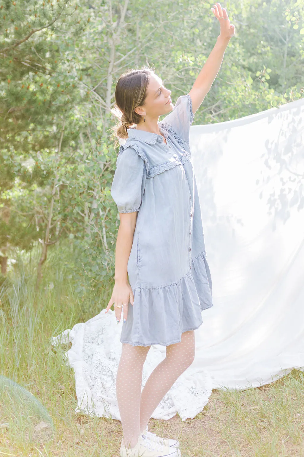 American Summer Chambray Dress