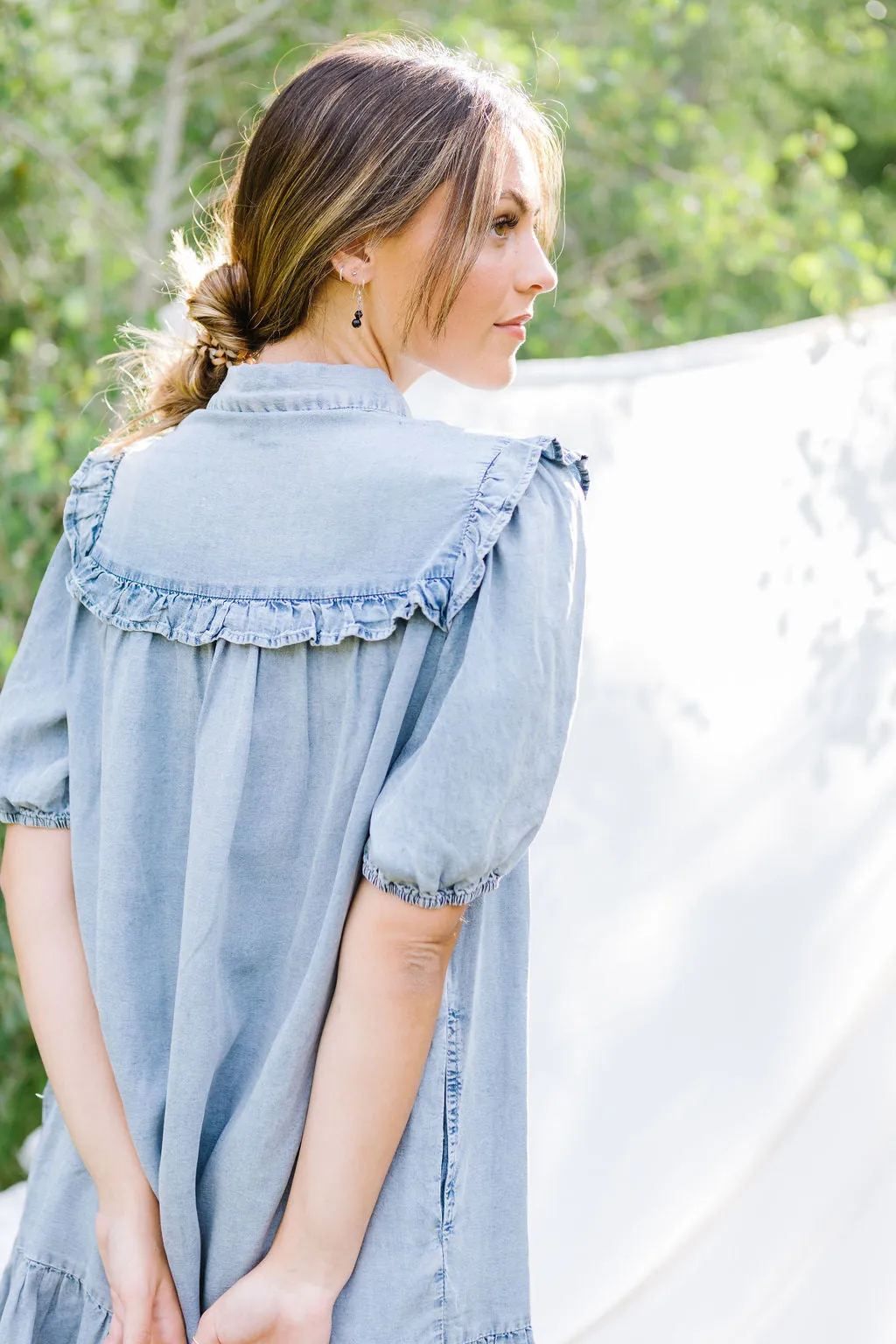 American Summer Chambray Dress