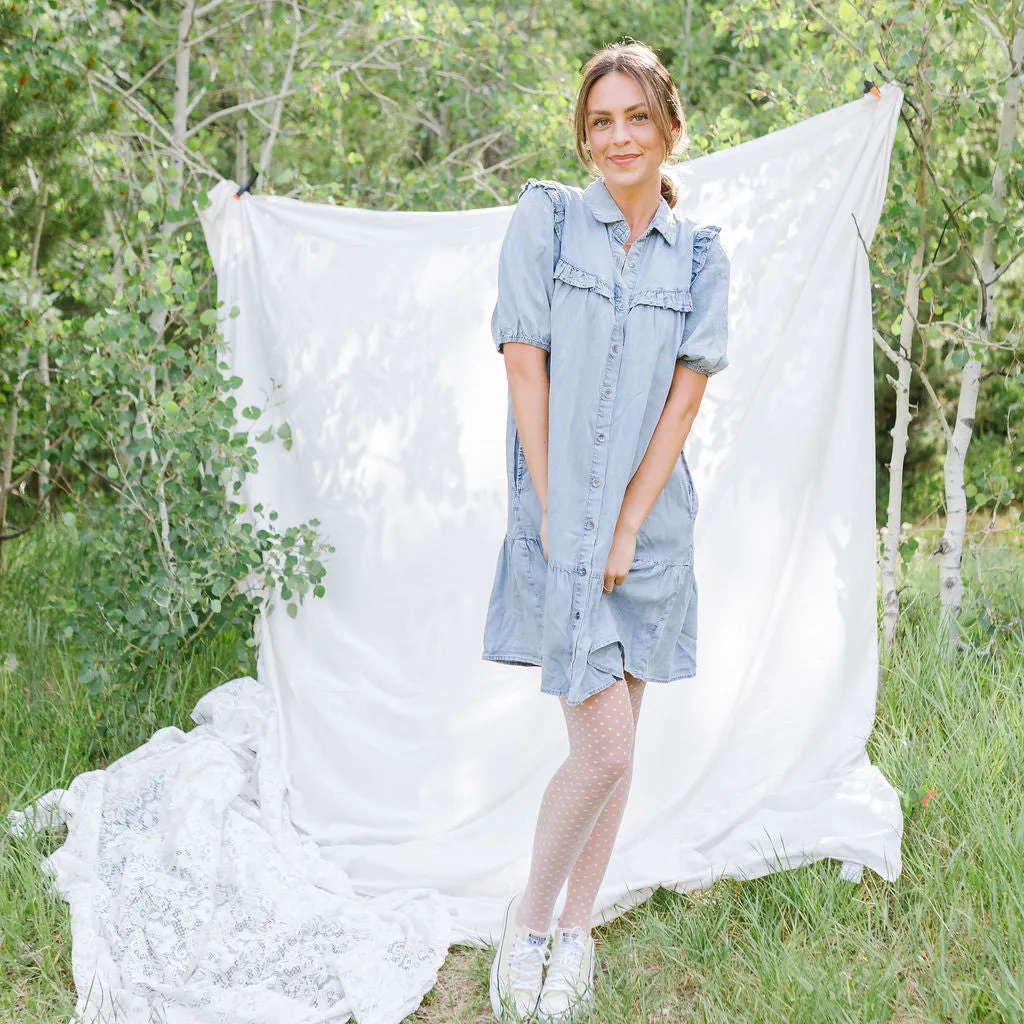 American Summer Chambray Dress