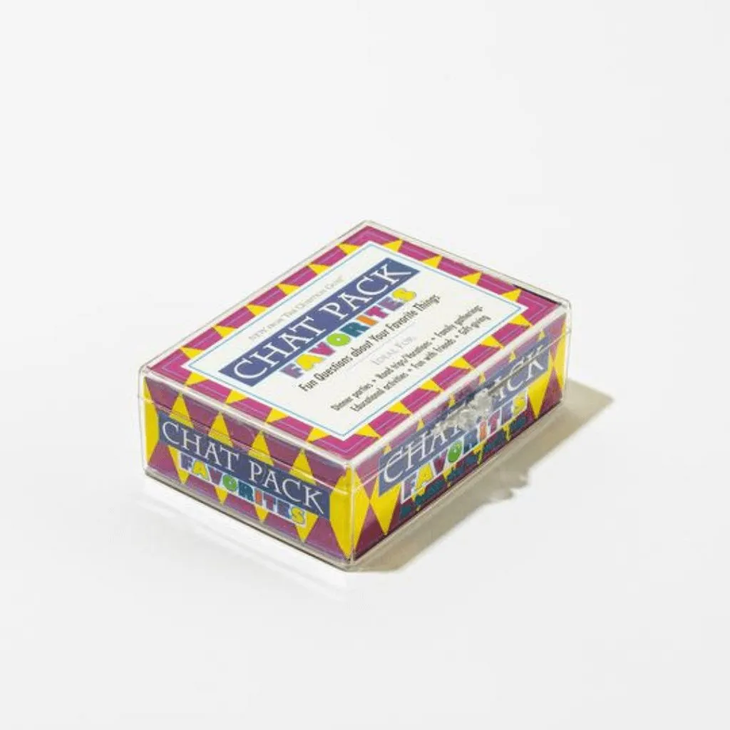 Chat Pack: Favorites Conversation Starter Card Game