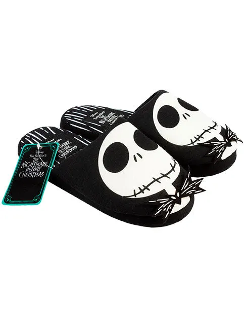 Disney The Nightmare Before Christmas Jack Skellington Face Women's Slippers