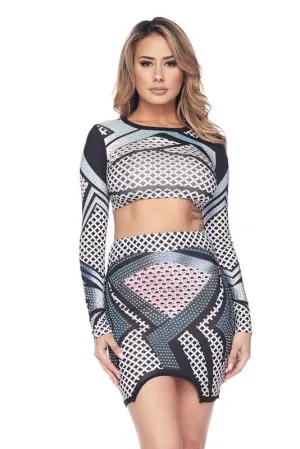 ERIKA TWO PIECES SKIRT SET