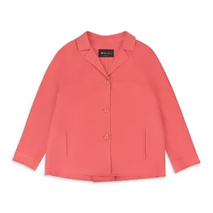 GIACCA JOSH DOUBLE RAIN CORAL BLAZER