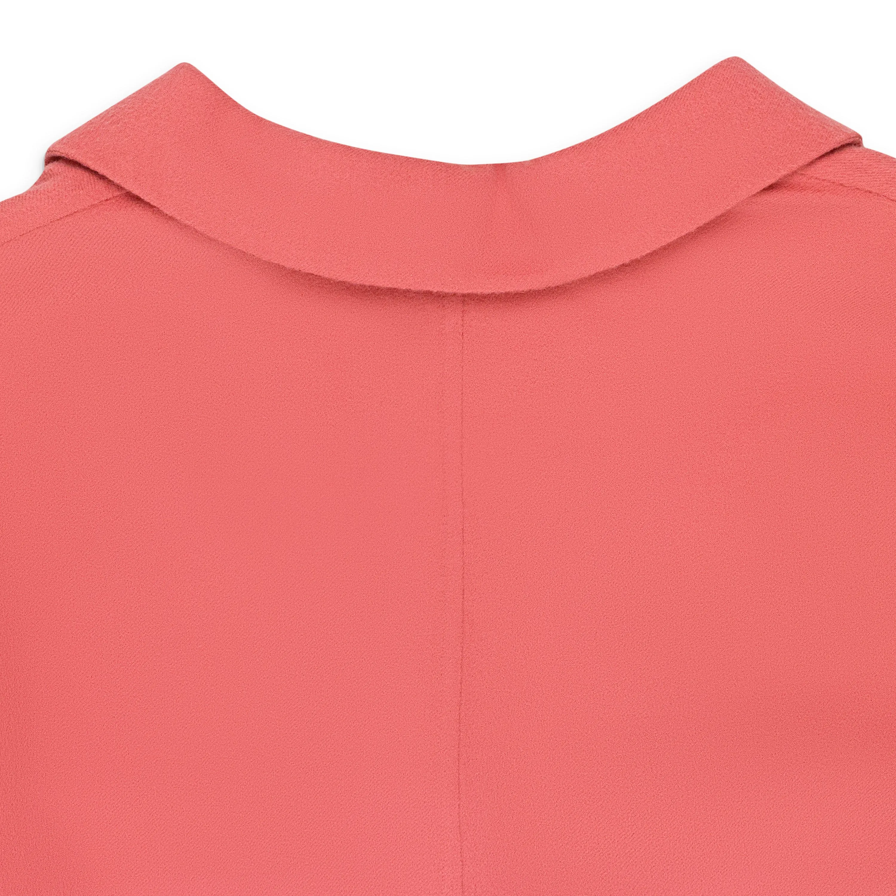 GIACCA JOSH DOUBLE RAIN CORAL BLAZER