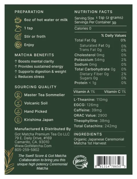 Higher Dose Matcha – The World's Most Potent, Smooth, and Antioxidant-Rich Matcha Green Tea