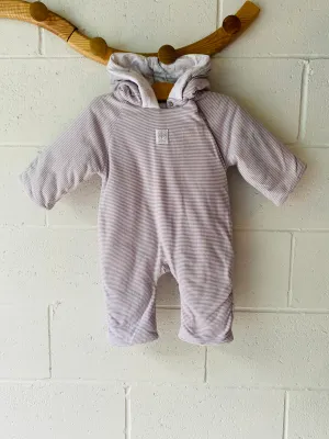 Jacadi Striped Padded Bunting, 6 months (67)