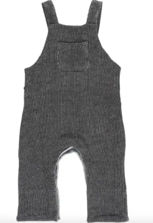 Me & Henry - Baby Cozy Overalls in Black