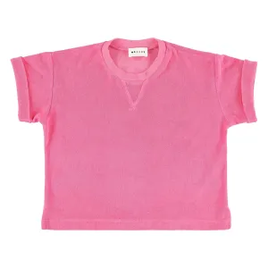 Morley Child Work T-shirt Terry Cosmos Pink