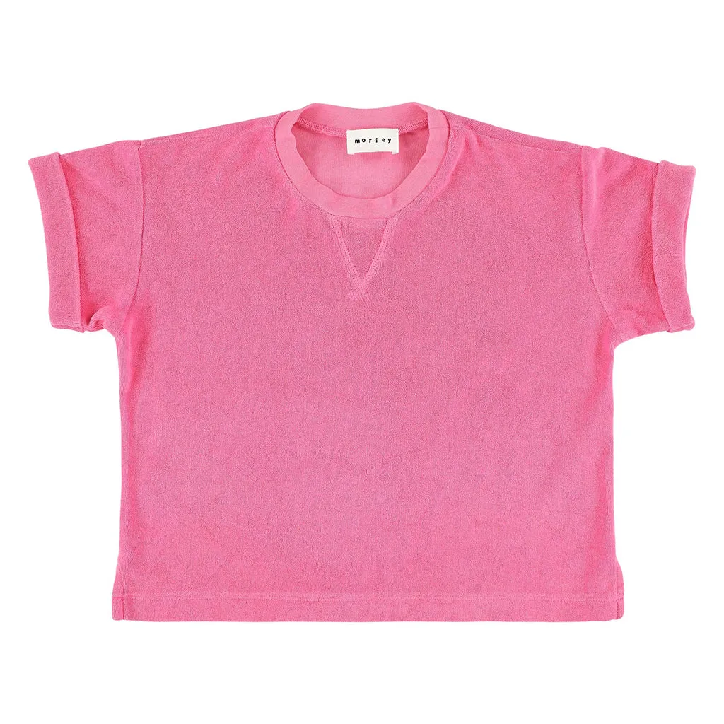 Morley Child Work T-shirt Terry Cosmos Pink