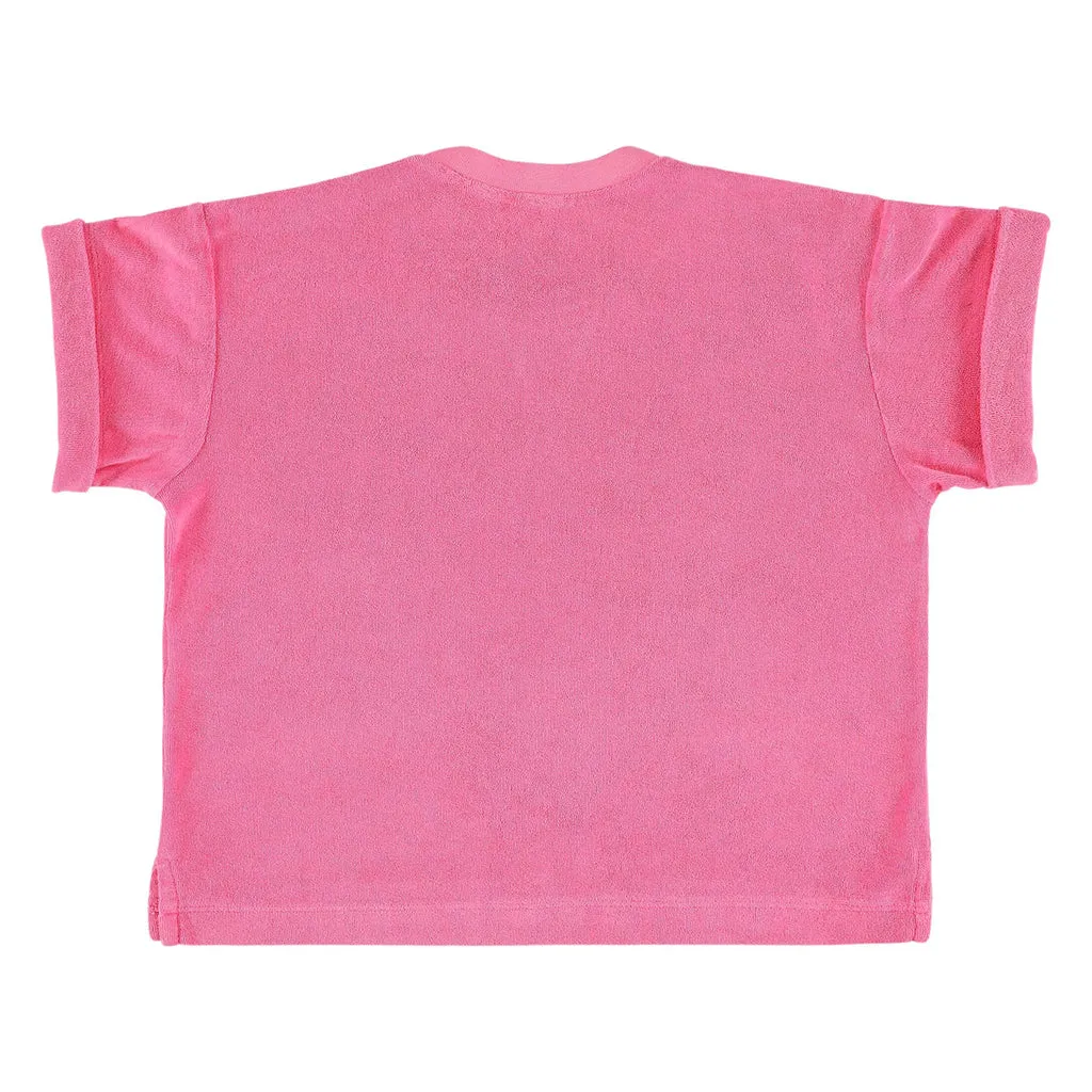 Morley Child Work T-shirt Terry Cosmos Pink