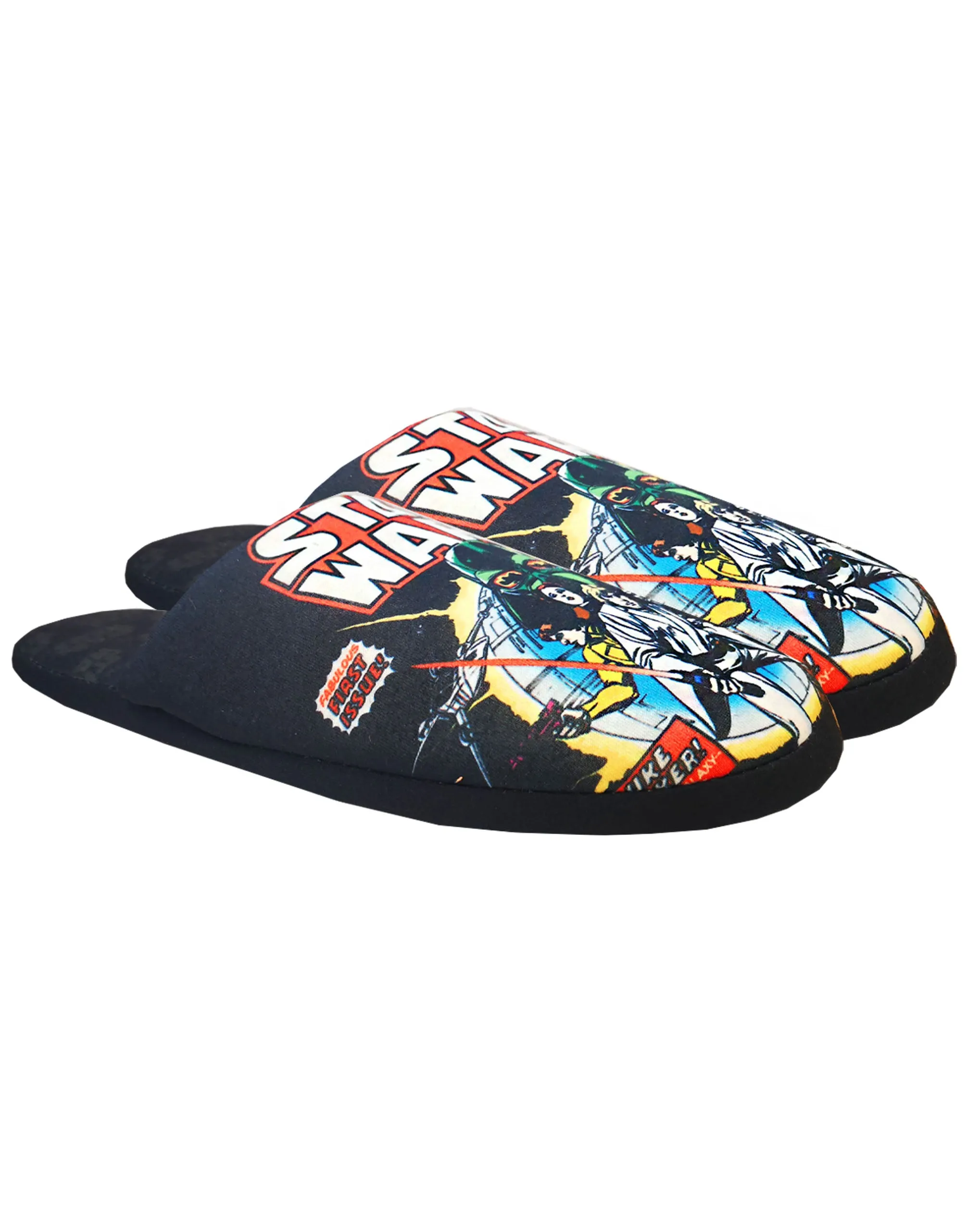 Star Wars Comic Poster and Logo Men's Slippers