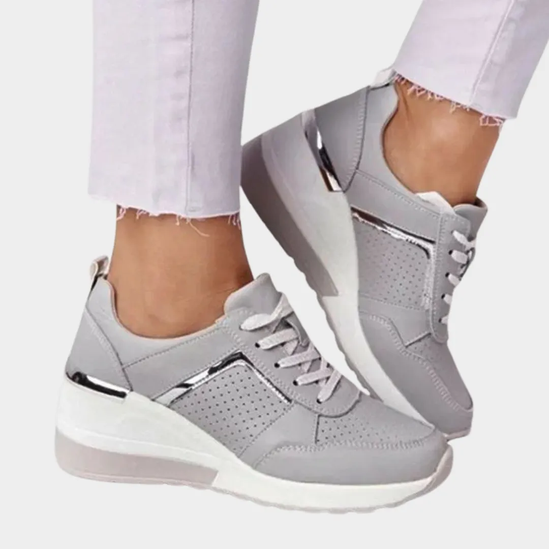 Women's Platform Sneakers  Casual Wear-Resistant Shoes  Lightweight & Comfortable  Multiple Colours