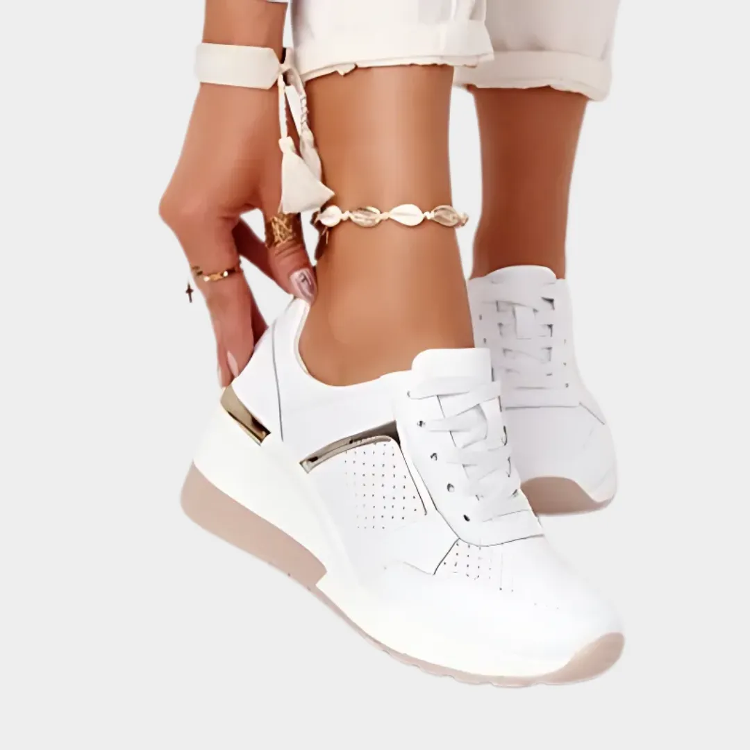 Women's Platform Sneakers  Casual Wear-Resistant Shoes  Lightweight & Comfortable  Multiple Colours
