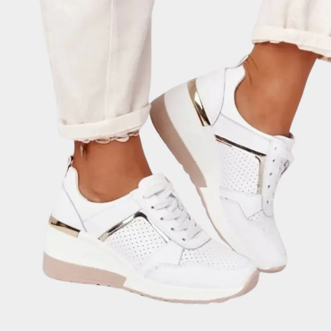 Women's Platform Sneakers  Casual Wear-Resistant Shoes  Lightweight & Comfortable  Multiple Colours