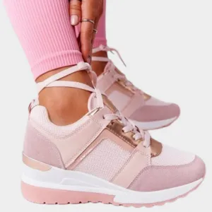 Women's Platform Sneakers  Casual Wear-Resistant Shoes  Lightweight & Comfortable  Multiple Colours